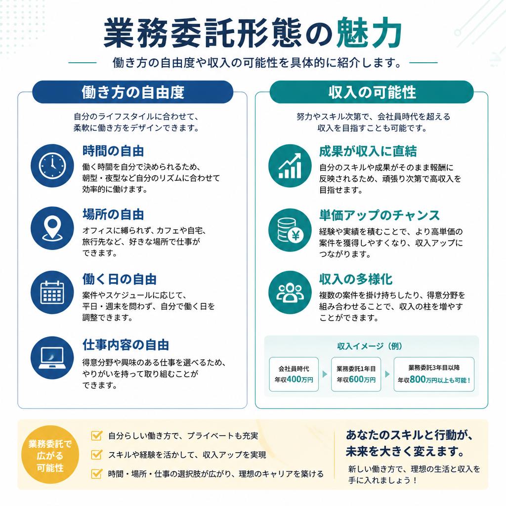 業務委託の便利さ
