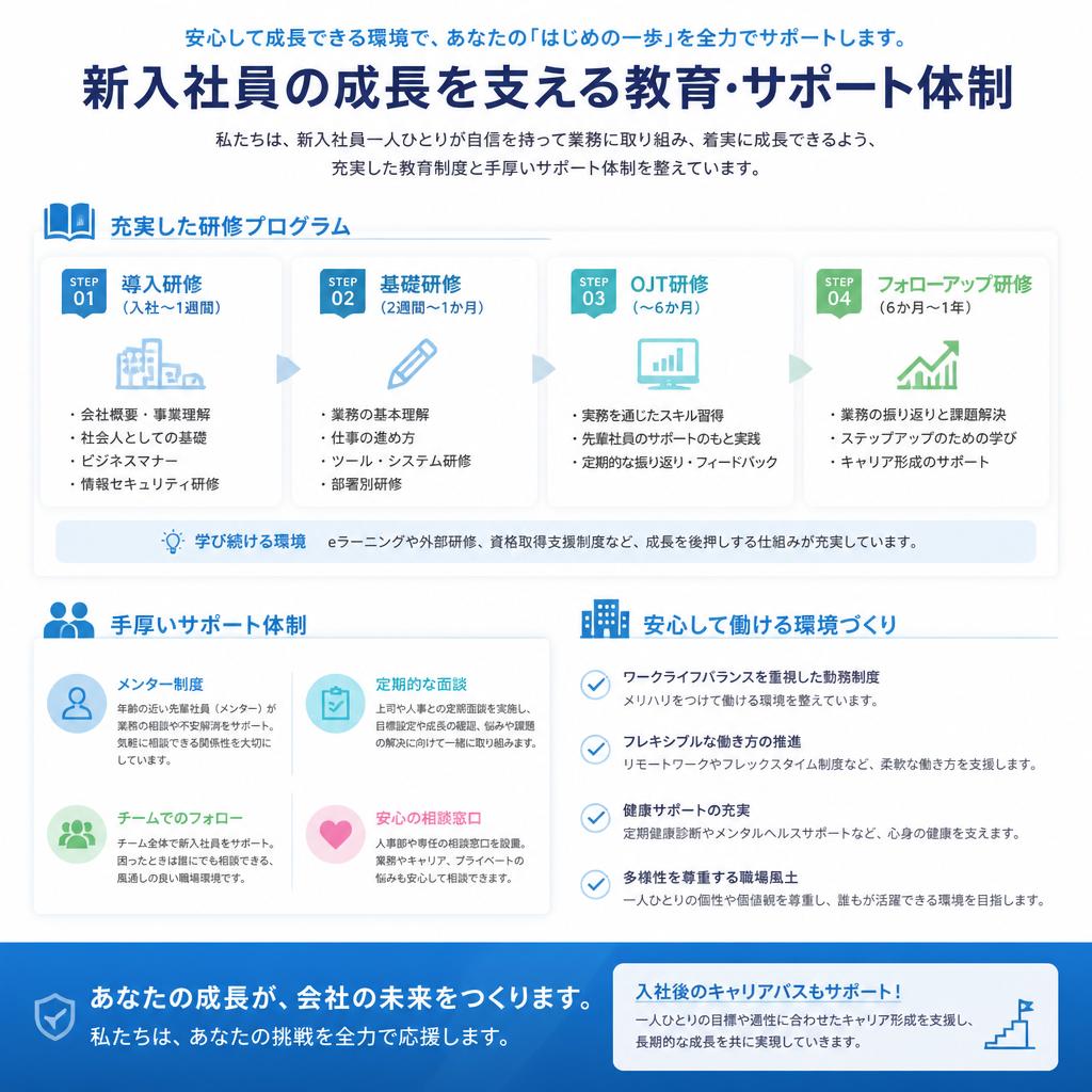 教育・サポート体制