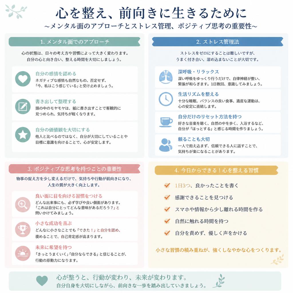 4. 辛さを和らげるための心構え