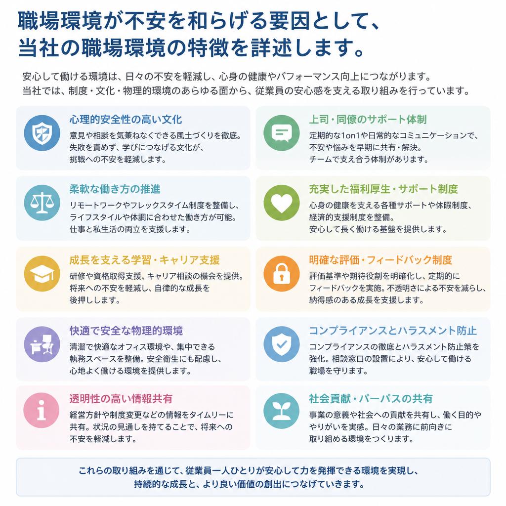 職場環境の重要性とその特徴