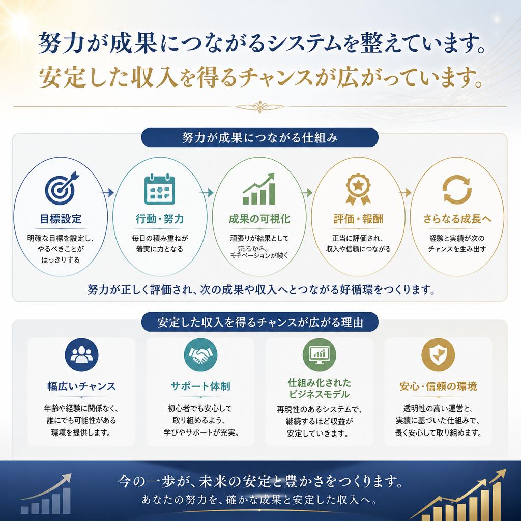 高収入の実現