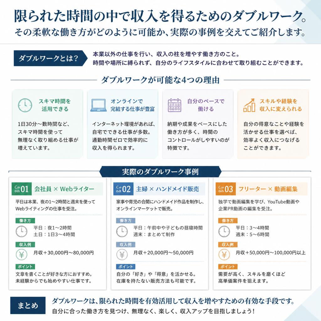 ダブルワークの魅力とは？