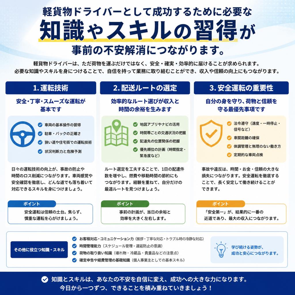 安心して働くための知識とスキル