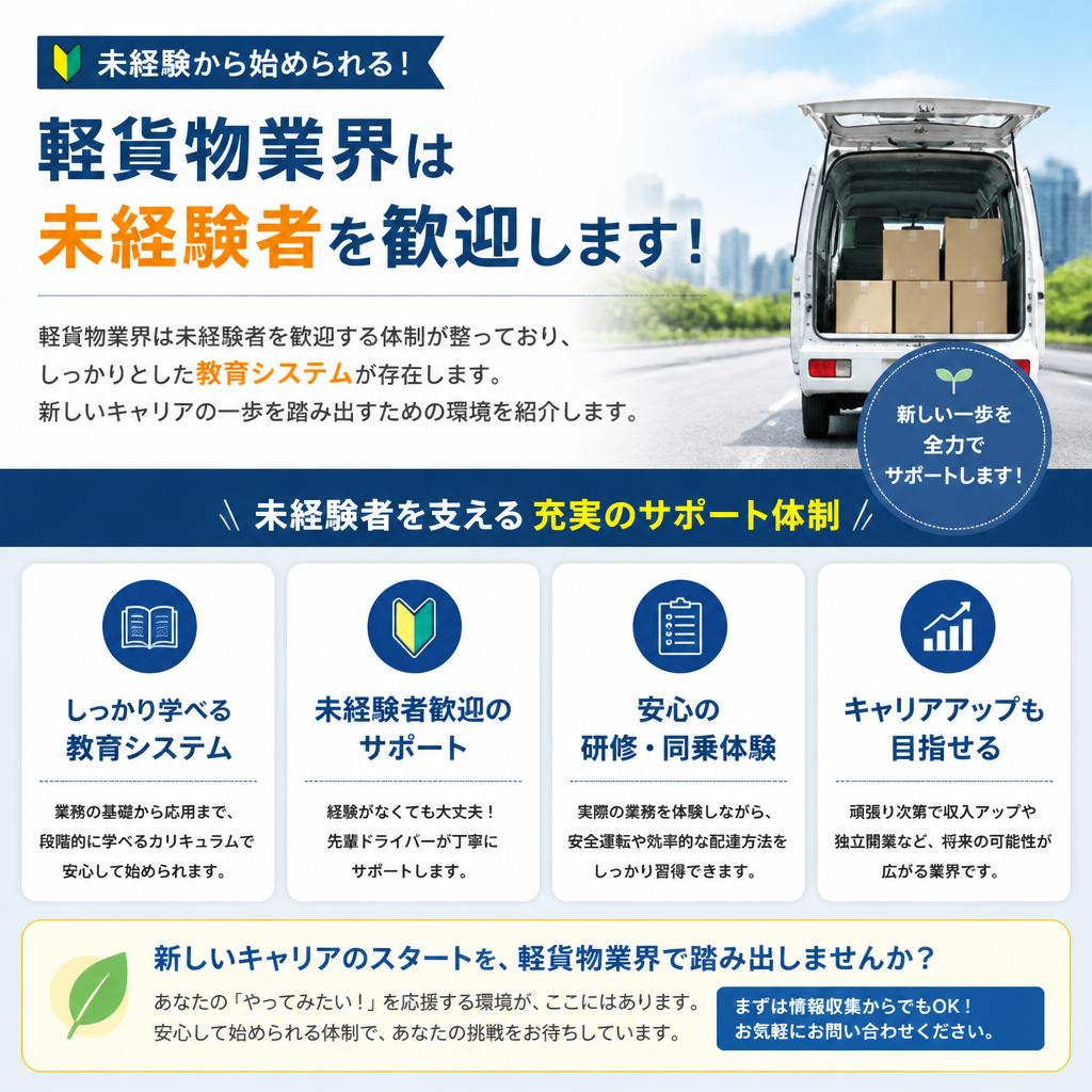 未経験者に優しい業界の特徴