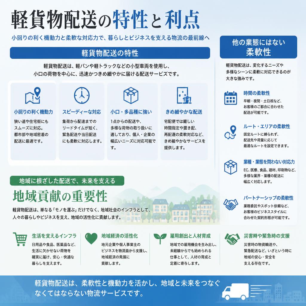 2. 軽貨物配送の魅力