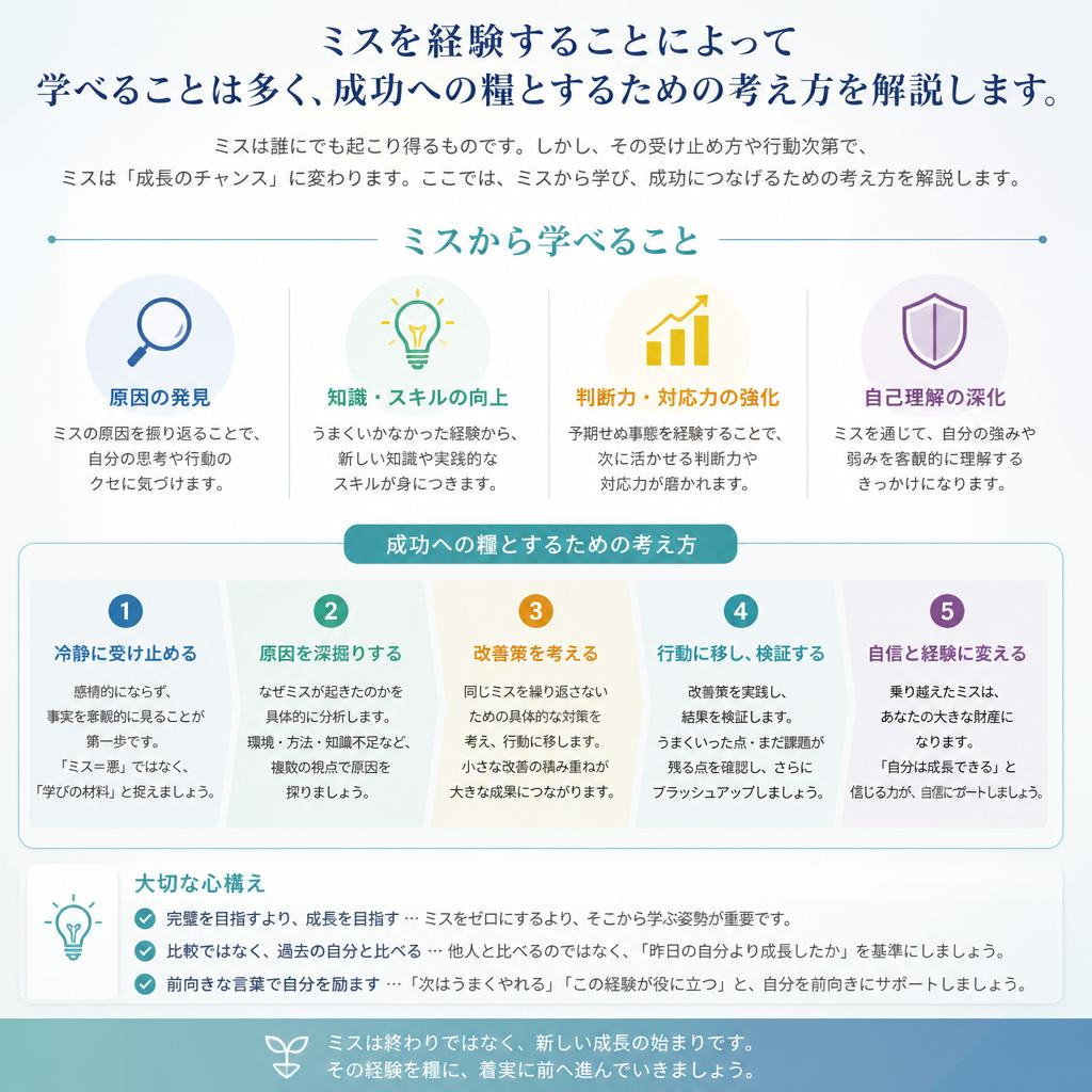 失敗から学ぶ重要性