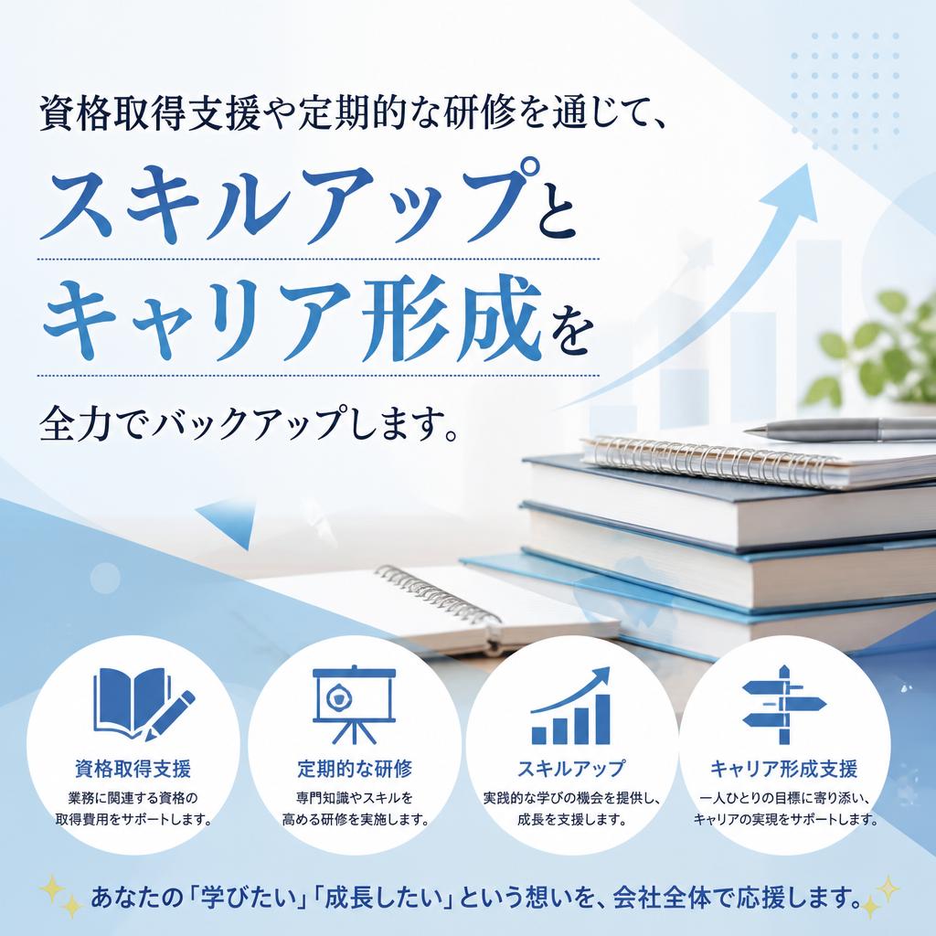 キャリアアップのサポート