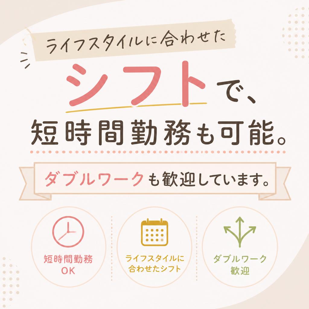 パートタイムの働き方