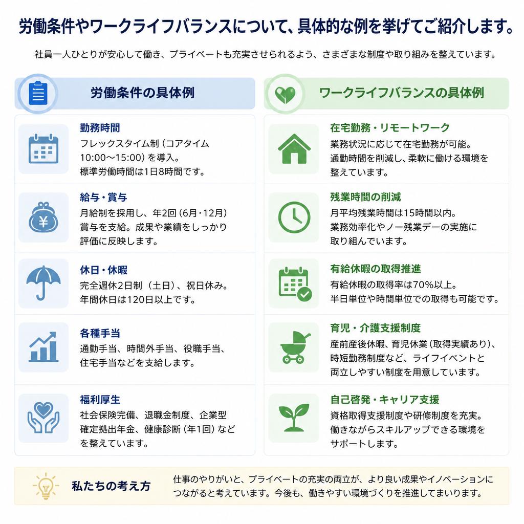 働きやすい職場環境