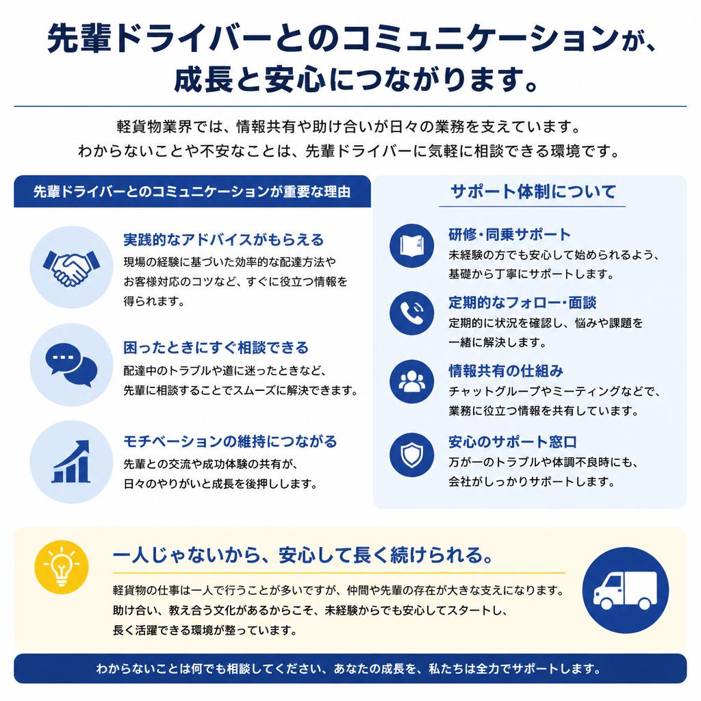 コミュニケーションとサポート体制