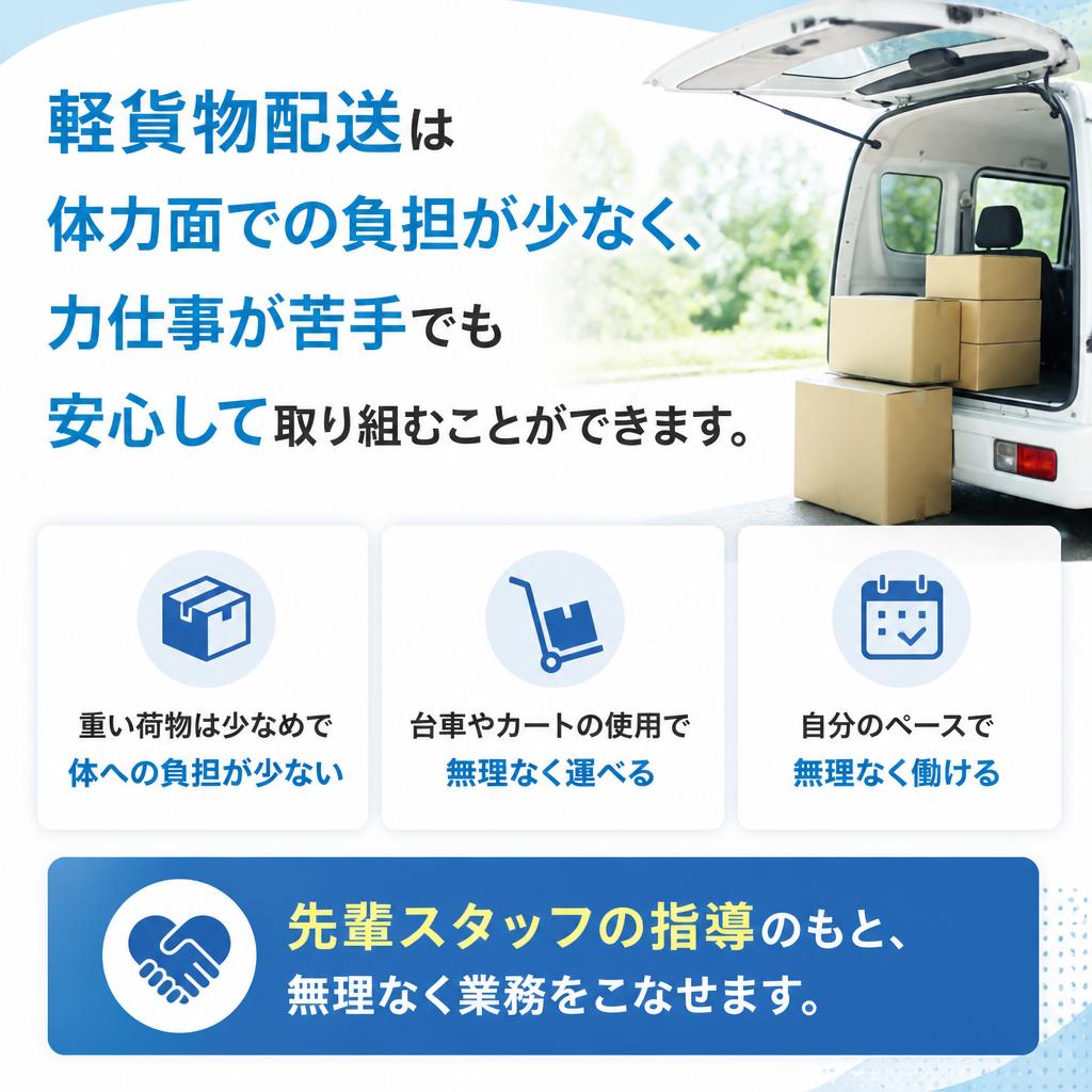 体力に自信がなくても安心