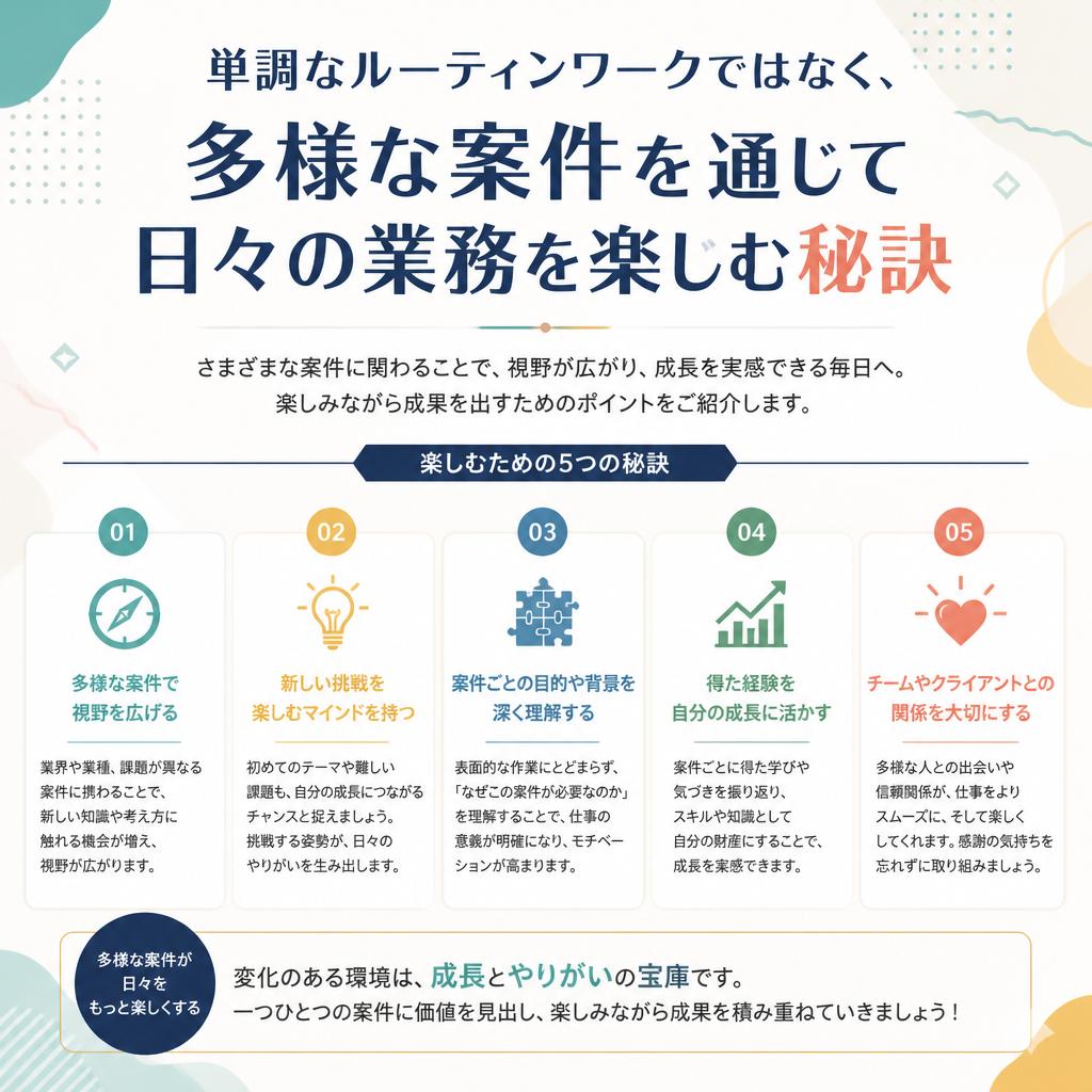 ルーティンを超えたやりがい