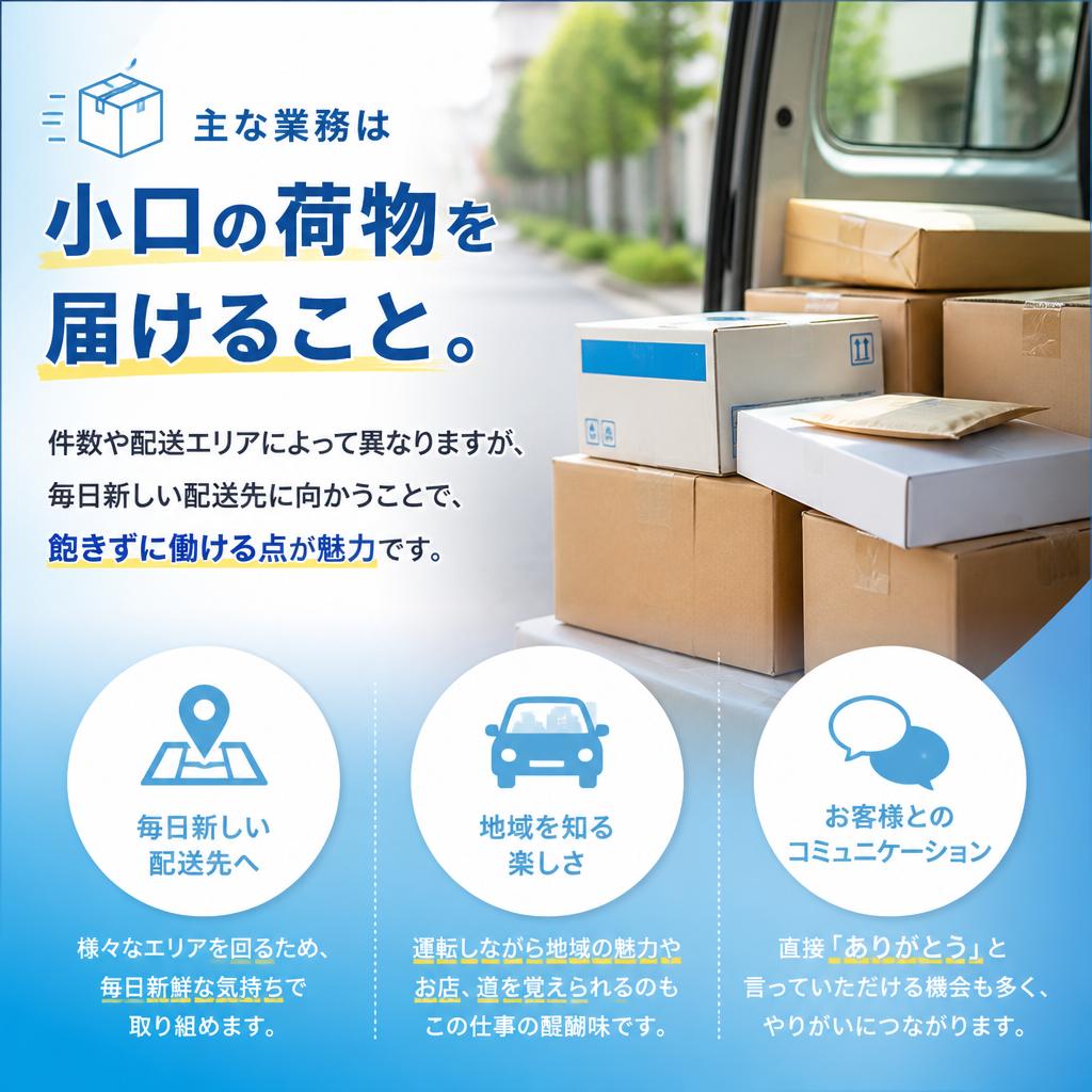軽貨物ドライバーの仕事内容とは？