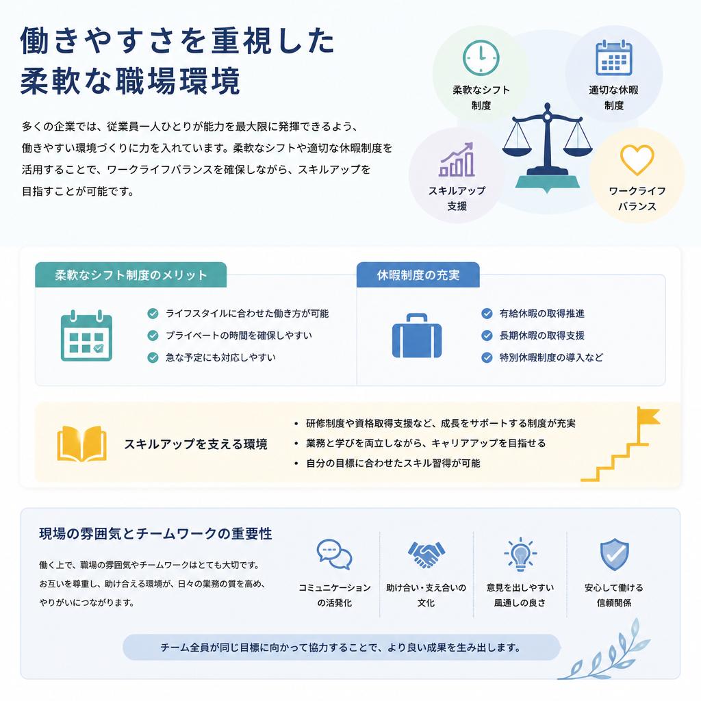 働きやすい職場環境