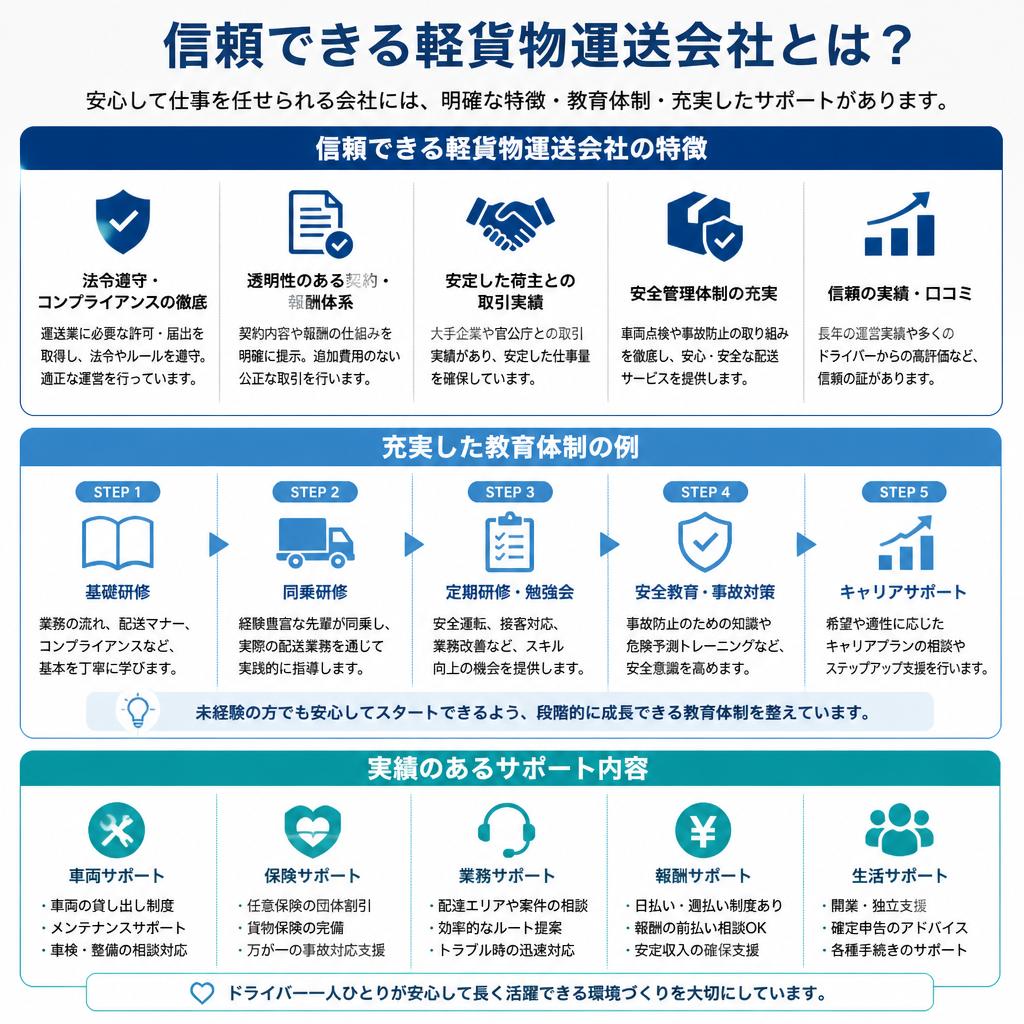 実績ある会社の特徴