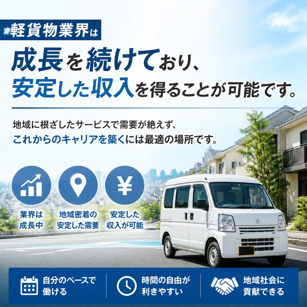 軽貨物業界の魅力