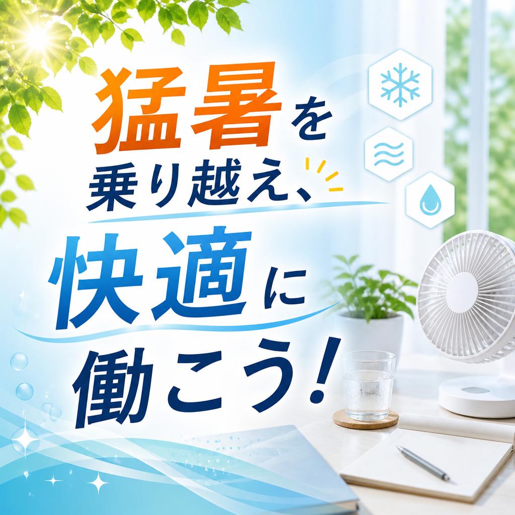 猛暑を乗り越え、快適に働こう！