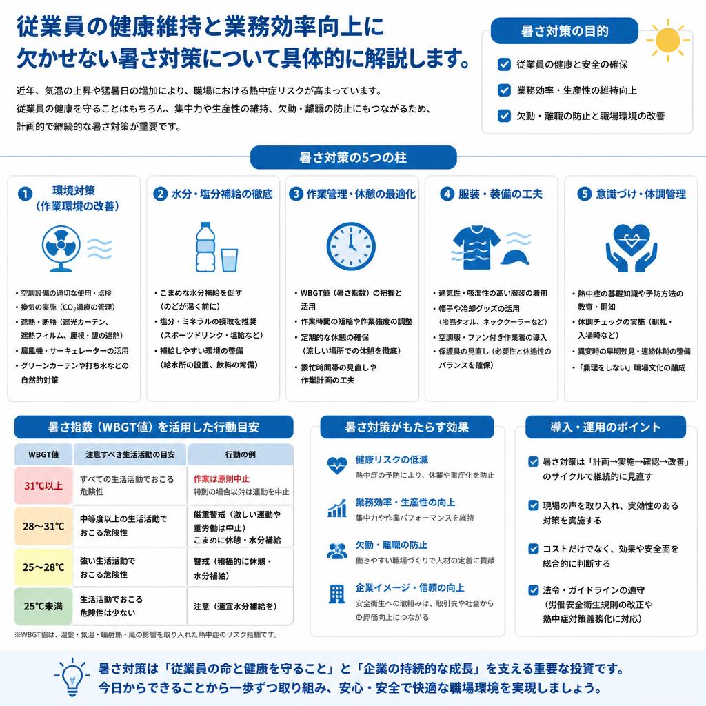 暑さ対策の重要性