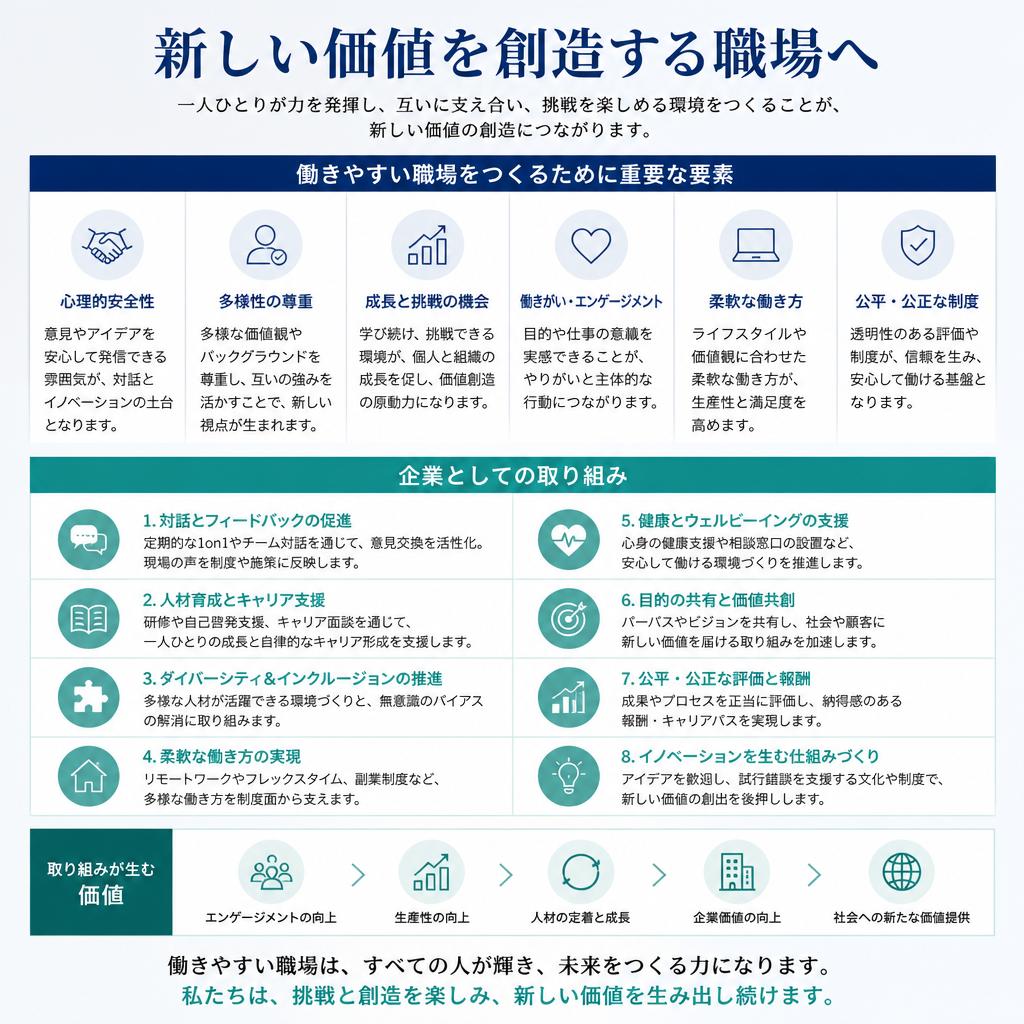 快適な労働環境の実現