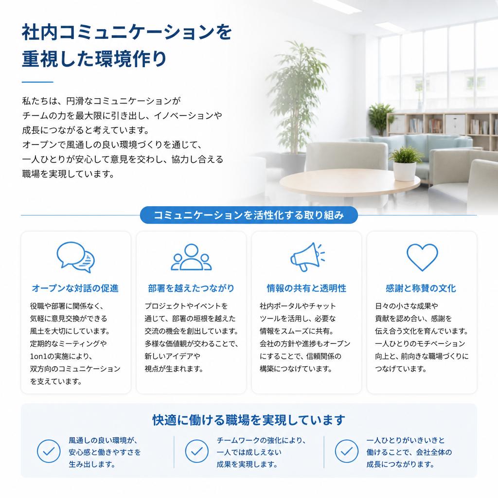 職場環境の整備