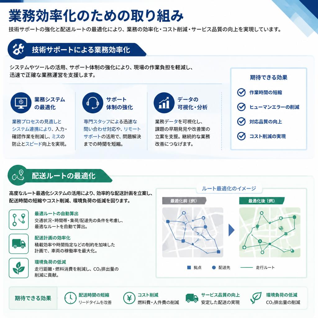 効率的な業務運営