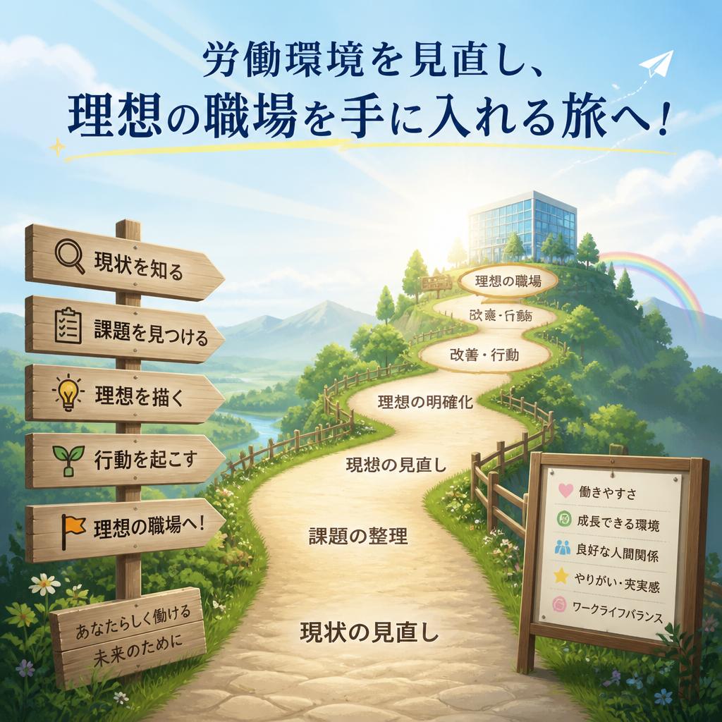 労働環境を見直し、理想の職場を手に入れる旅へ！