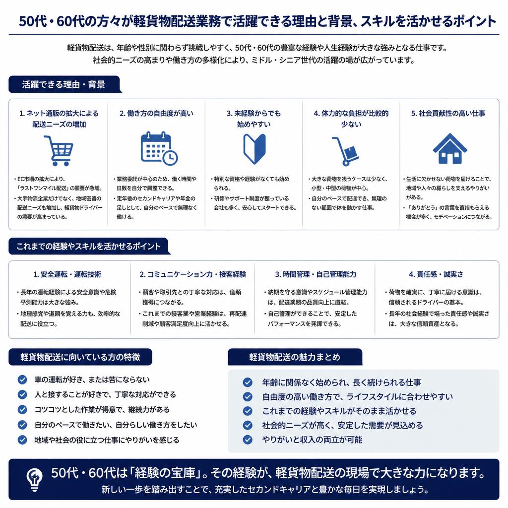 40代～50代が活躍できる理由