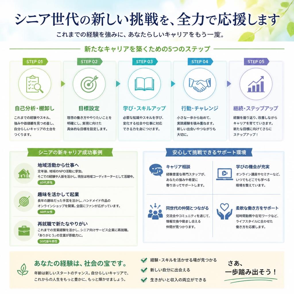 シニア世代の挑戦