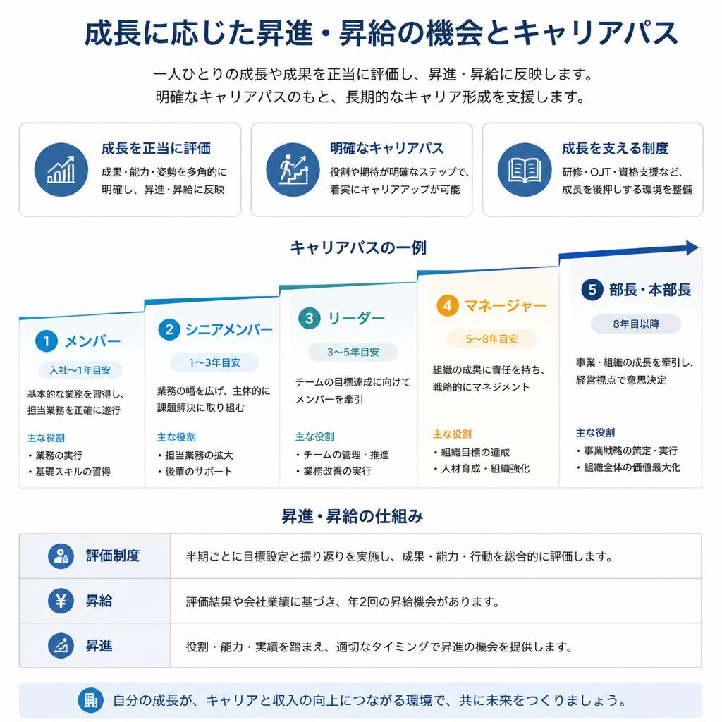 昇進・キャリアアップ制度