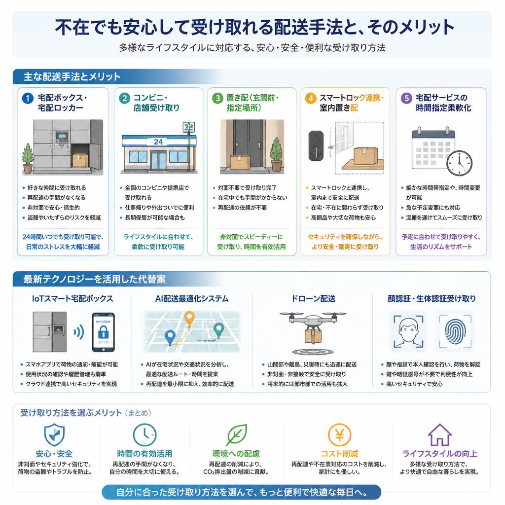 不在配送問題の解決策