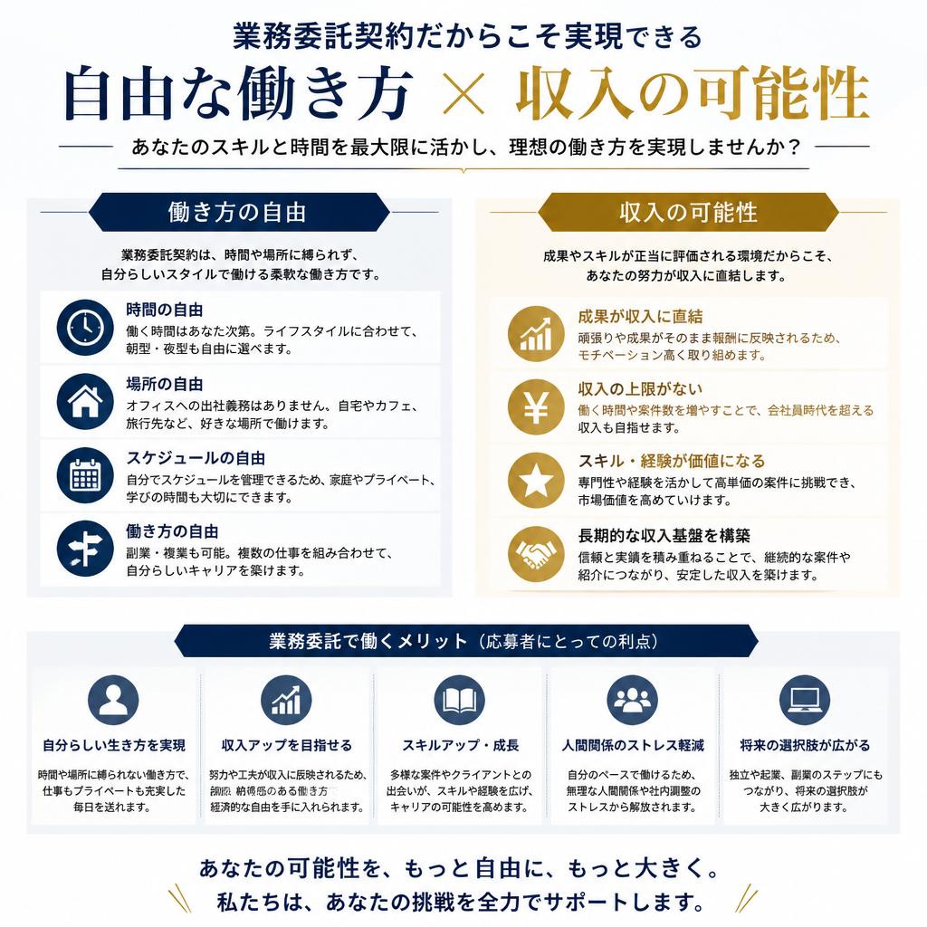 業務委託契約のメリット