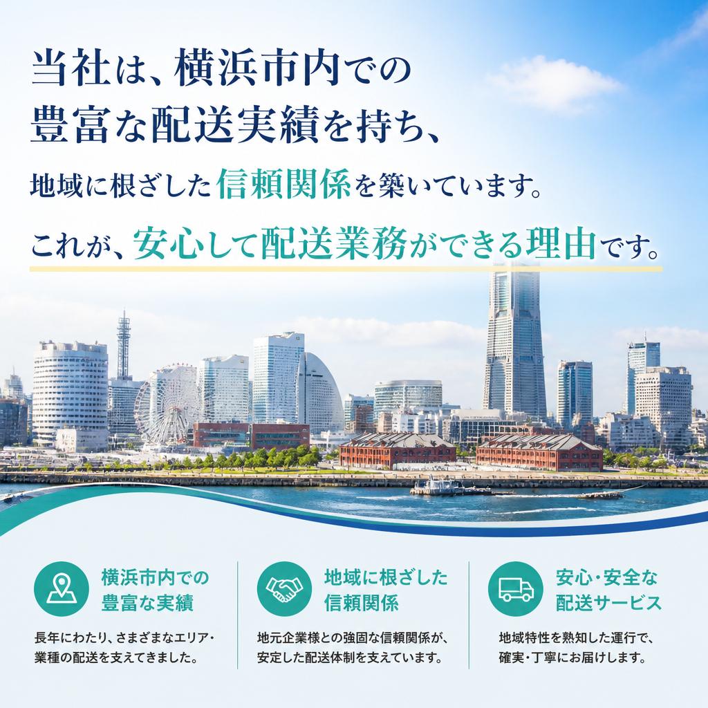 実績豊富な配送ネットワーク