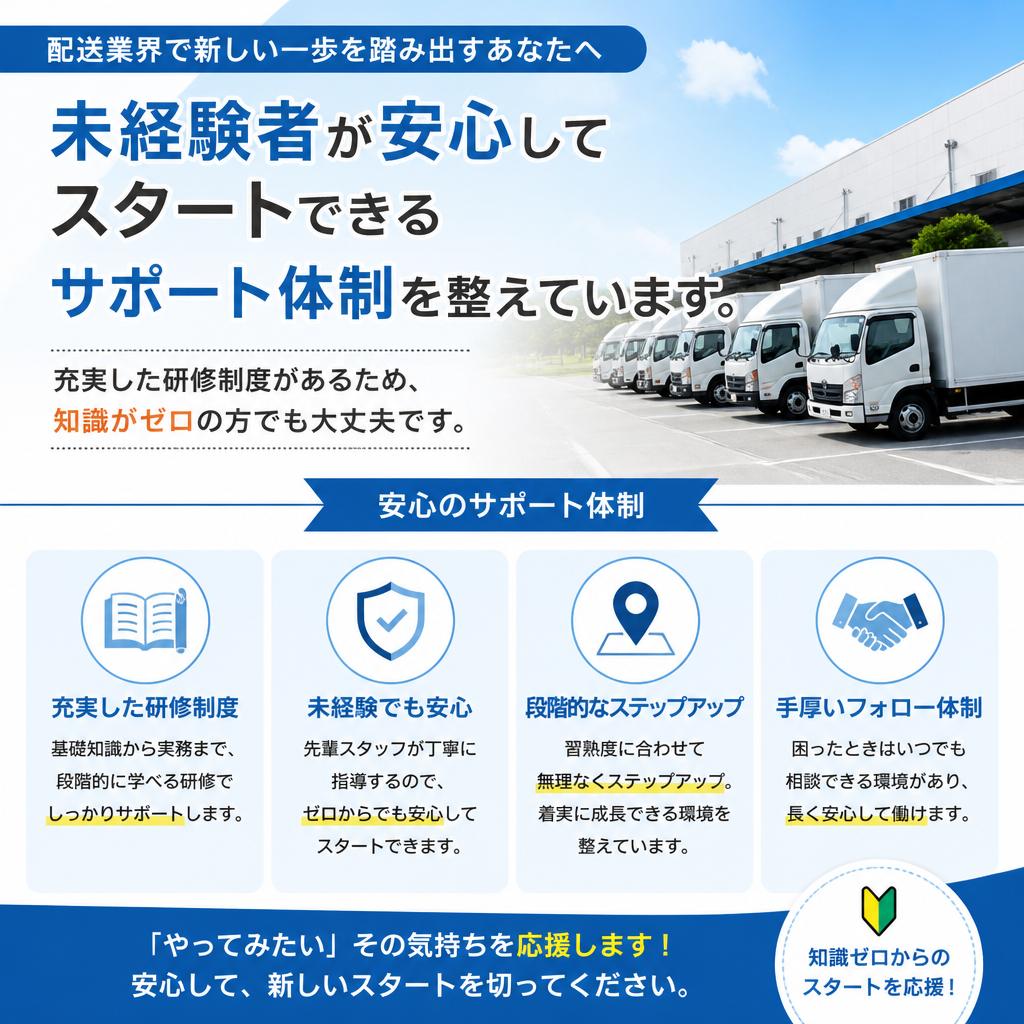 未経験からのスタートを応援