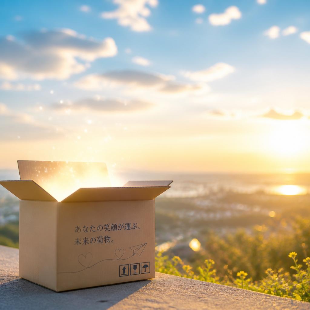 あなたの笑顔が運ぶ、未来の荷物。