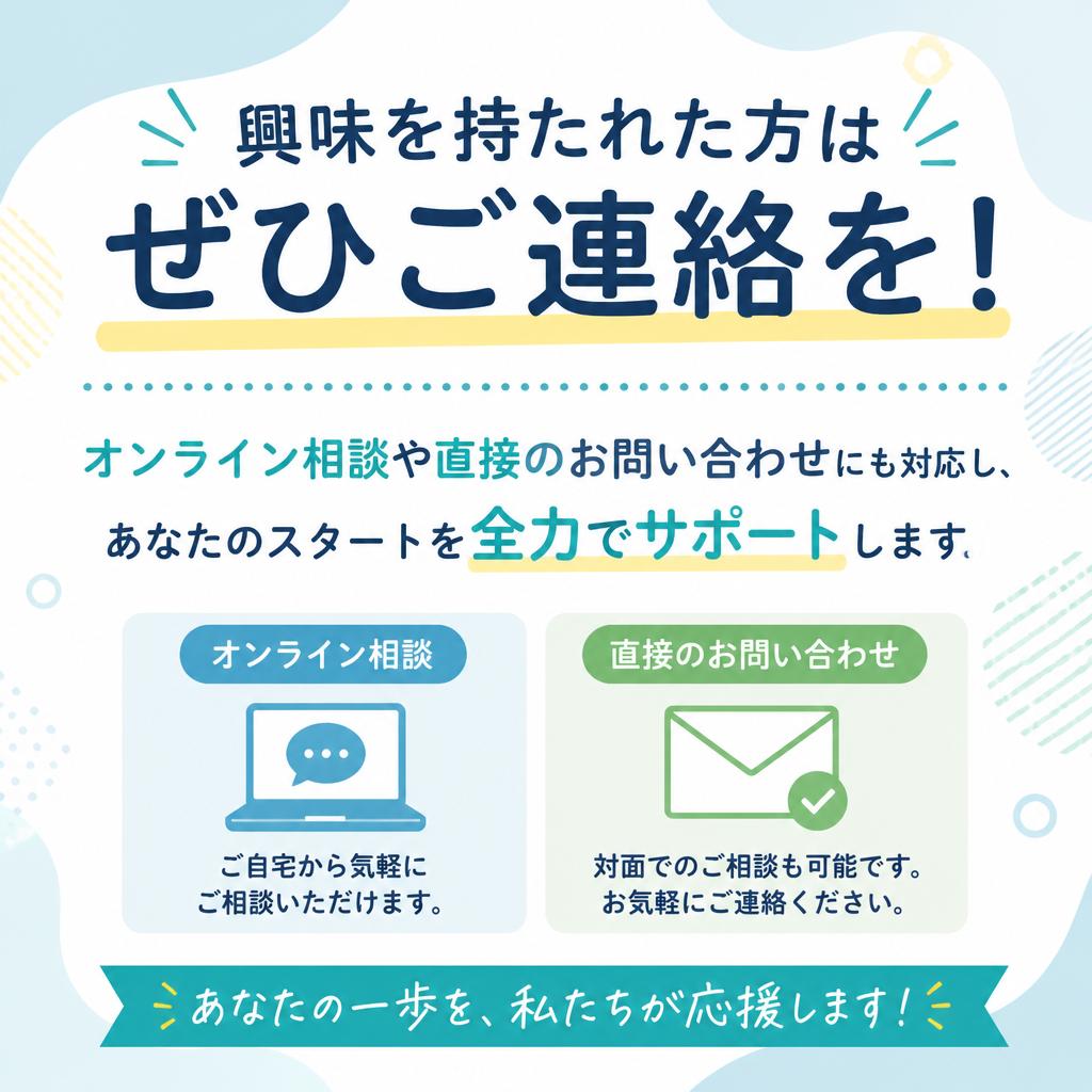 7. 今すぐ問い合わせを！