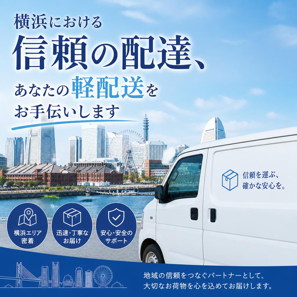 横浜における信頼の配達、あなたの軽配送をお手伝いします