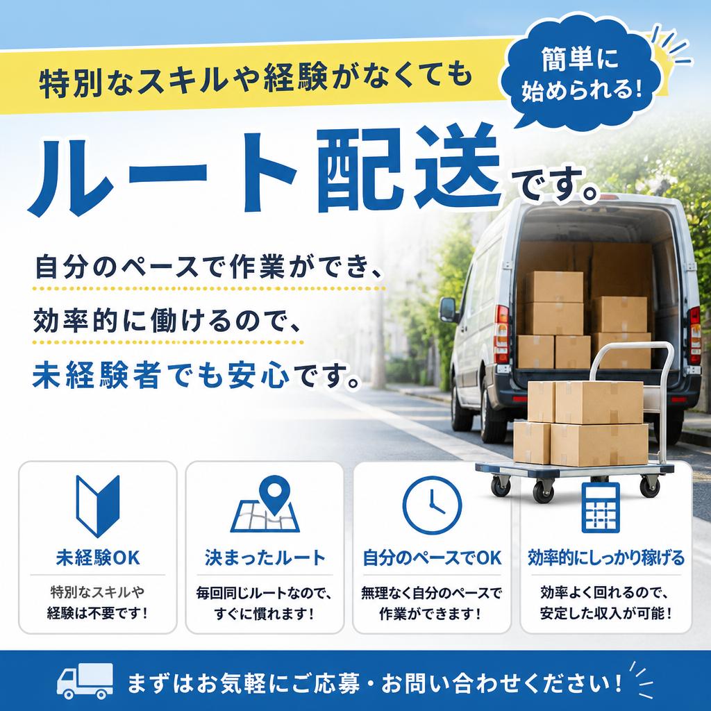 簡単なルート配送