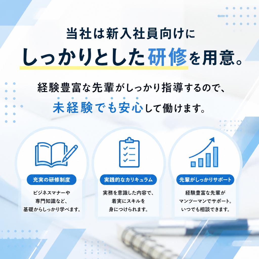 充実した教育体制