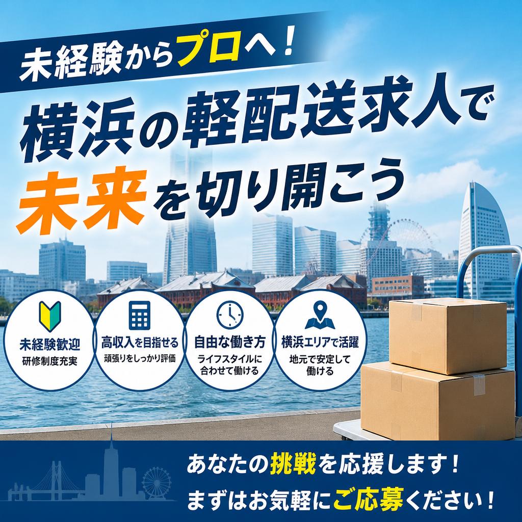 未経験からプロへ！横浜の軽配送求人で未来を切り開こう