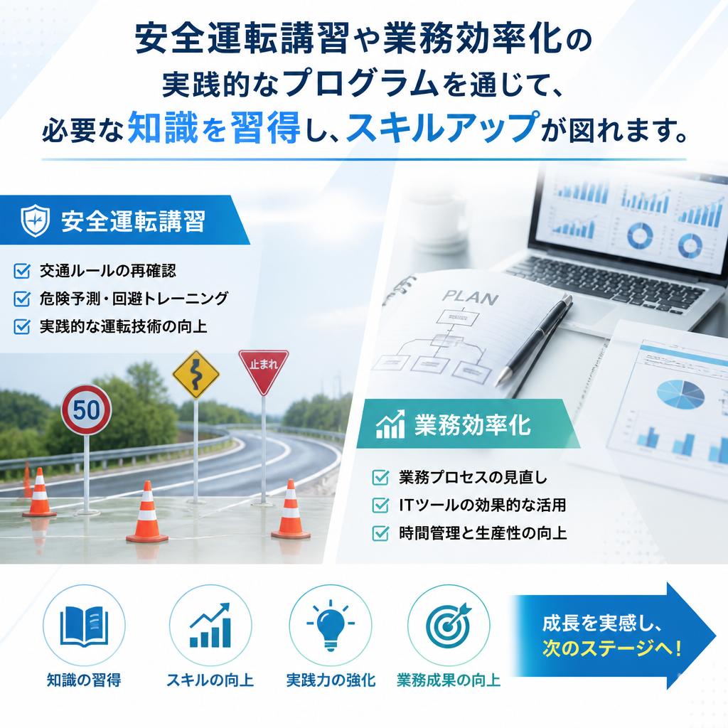 安全運転と業務効率化のノウハウ