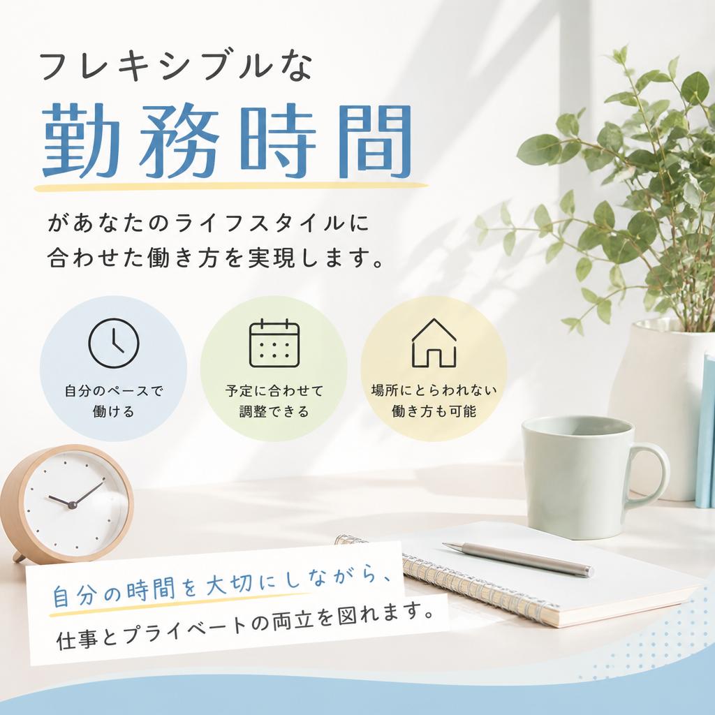 自由な勤務時間
