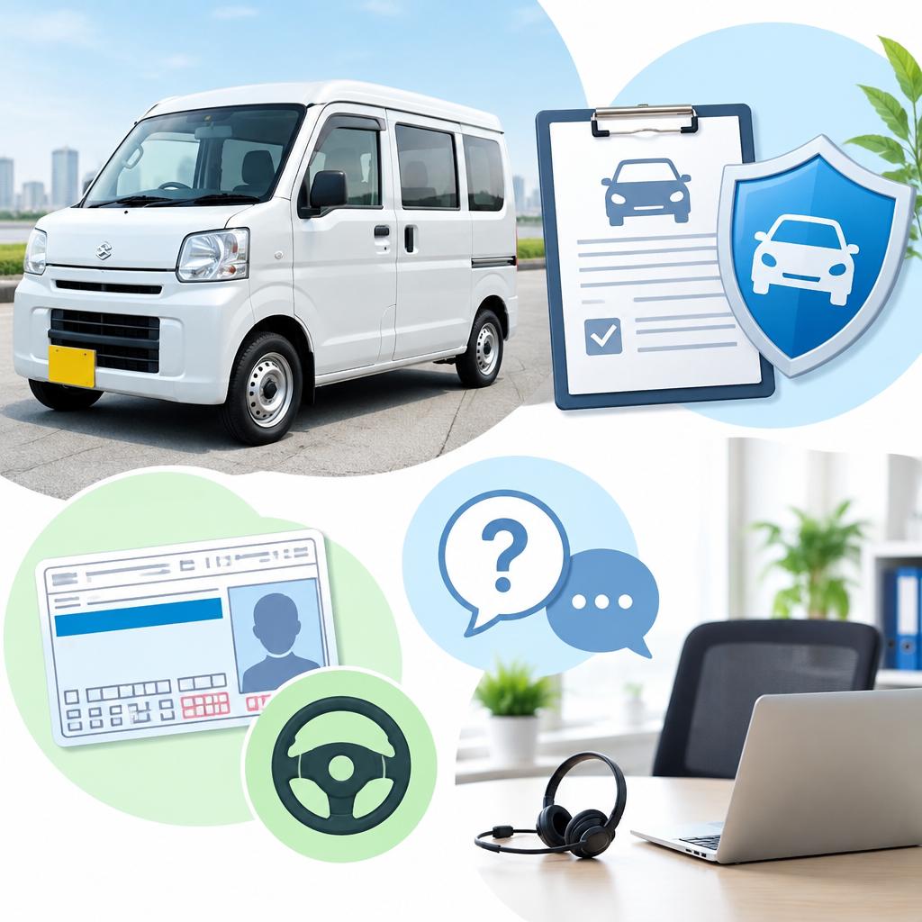 車両リースも相談可能。始める前の不安を一つずつ解消